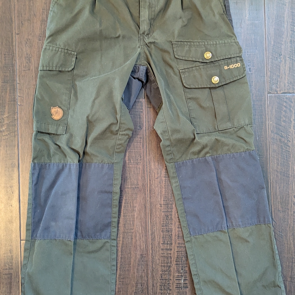 Men's Green and Gray Pants